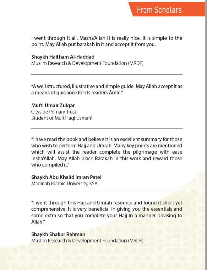 Comments from scholars