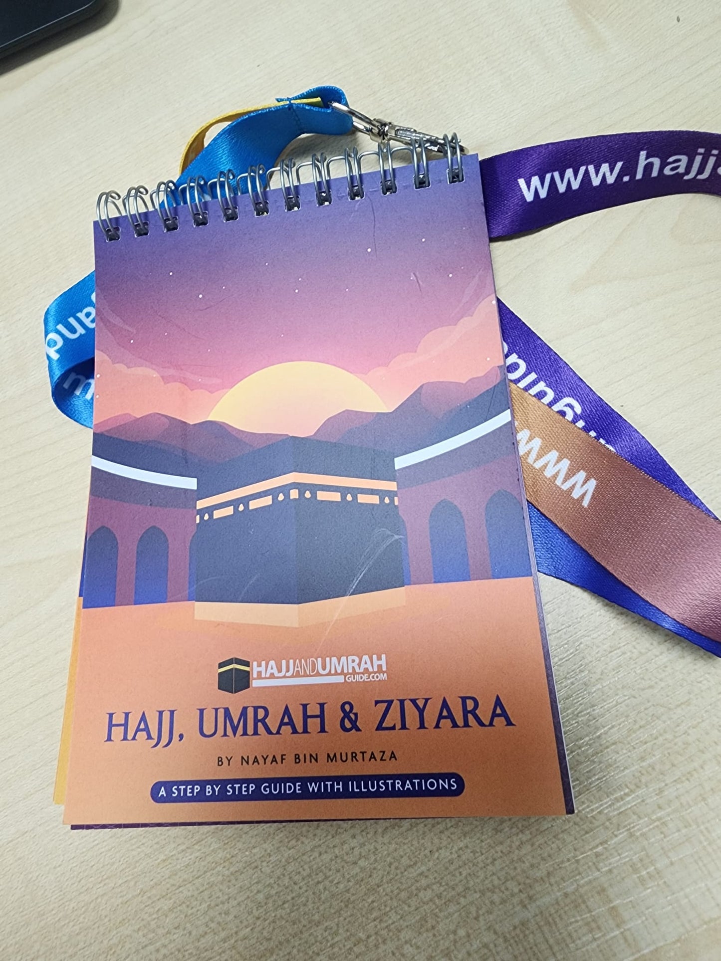 Filip Wiro Bound + Lanyard - A6 Pocket Size - Brief Hajj & Umrah Guide